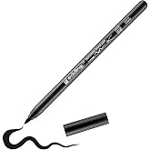edding 4200 fır&ccedil;a u&ccedil;lu porselen kalemi - siyah - 1 kalem - fır&ccedil;a ucu 1-4 mm