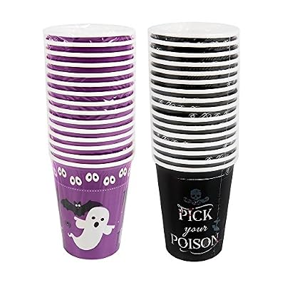 ITP Lot de 16 Halloween papier ayant Motif aléatoire