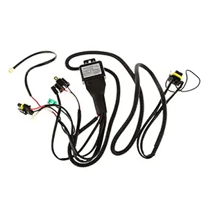 Captain LED H4 9003 HID Relay Wiring Harness Hi/Lo Controller High Low Conversion Kit