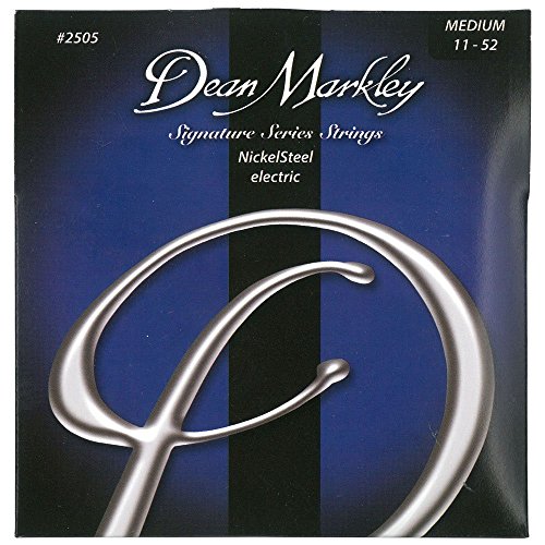 Dean Markley NickelSteel Electric MED 2505 - Juego de cuerdas para guitarra eléctrica de acero de níquel.011-.052