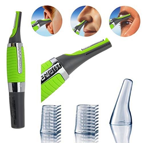DISCOBALL - Nose Ear Hair Trimmer - Sideburns Neck Hair and Eyebrow Small Rechargeable Trimmer Clipper