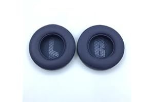 HESUPY Poduszki na uszy do słuchawek JBL Live 400BT/460NC, wymienne nauszniki z wygodną gąbką pamięciową, izolacja szumów, części naprawcze zestawu słuchawkowego, niebieskie
