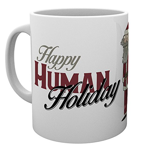 GB Eye LTD, Rick y Morty, Felices vacaciones humanas, Taza