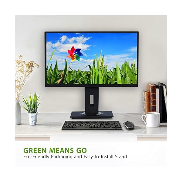 ViewSonic VG2448 Monitor 23,8" Full HD IPS (1920 x 1080, 16:9, 250 nits, 178°/178°, 5ms, VGA/HDMI/DisplayPort, ergonómico, multimedia) color negro. - Image 4