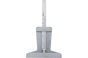 ASUDARO Calibro di profondità per pneumatici, Misuratore di profondità del battistrada Misuratore battistrada pneumatici in Acciaio Inox da 0-30mm/0-50mm/0-60mm per auto Moto e Camion