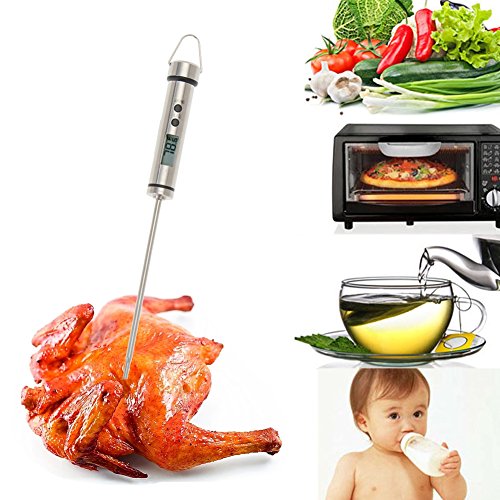 Demiawaking Grillthermometer, Ofenthermometer, Bratenthermometer, Barbecue Grill Thermometer, digital Thermometer - 2