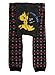 Instylewear Boy Girl Baby Unisex Kids Toddler Cotton Blend Tights Leggings Pants Trousers Happy Giraffe Black 6-12 Month