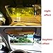 LemonBest® Universal Car Anti Glare Headlight Sun Visor Shade 2 in 1 Auto Glasses Driver Night Vision Goggles for Day & Night Driving