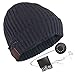 Produktbild Wovemster Winter-Unisex Hat Bluetooth Beanie Short Cap mit V4.2 Bluetooth-Stereo-Kopfhörer Mic Hands Gitter Akku für Skifahren Wandern Laufen,Dunkelgrau