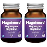 Magnimore Magnezyum Bisglisinat 60 Bitkisel Kaps&uuml;l 120 mg (2 paketi)