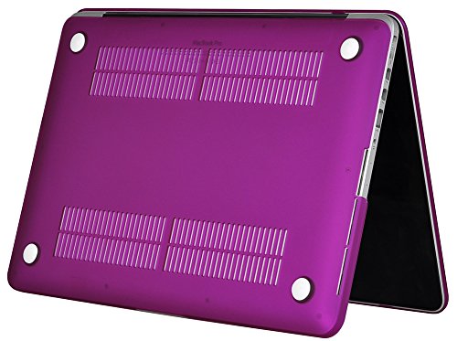 Topideal 3 in 1 – [EU/GB-Tastatur Version] Matte Hart-Schutzhülle für MacBook 13 Pro 33,8 cm (13 Zoll) mit Retina-Display-Modell A1425 / A1502 (ohne CD-ROM-Laufwerk) + Tastaturhülle + Displayschutzfolie - 4