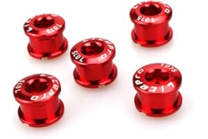 CYSKY Ensemble de 5 boulons de chaîne pour boulons Simples à chaîne Ajustables pour vélo de Route VTT, BMX, VTT, Fixie