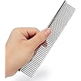 The DDS Store Barber Combs Stainless Steel Grooming Comb for Girl Women Boy Men Human Styling Comb Hairdressing -1 Piece