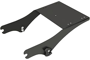 XMT-MOTOR Tour Pack Gepäckträger Razor Chopped King Schwarz für Harley Touring Road King FLHR Electra Glide FLHT 1997-2008