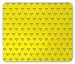 Produktbild Modern Mouse Pad, Hand Drawn Retro Vintage Deco Style Sketch Minimalist Diamonds Artwork Print Gaming Mousepad Office Mouse Mat Yellow and Black