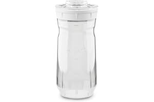 Kefirko Bocal de Fermentation | L'ensemble idéal pour préparer du Kéfir de Lait ou du Kéfir d'eau à la Maison | Fermenteur-germinateur Maison + livret de Recettes | 1.4l | sans BPA | (Blanc)