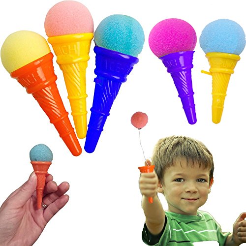 German Trendseller® – 6 x Eis Cream – Party Shooter – für Kinder ┃ Kindergeburtstag ┃ Super Schusskraft ┃ Mitgebsel ┃ Pooper ┃ 6 x Eis Cream - 4