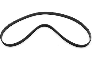 JUUDDENPARTS 6PJ490 Rubber Mower Drive Belt, Lawn Mower Belts, Mower Drive Belt Rubber Black, Closed Loop Timing Belt, Replac