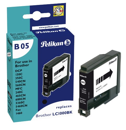 Pelikan Druckerpatrone B05 ersetzt Brother LC1000BK, Schwarz