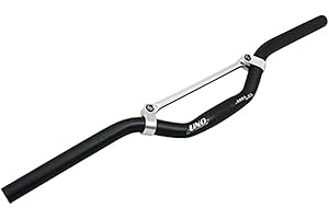 UNO/KALLOY Cintre VTT Demi releve uno alu avec Barre de Renfort Argent 25,4mm Hauteur 50mm Largeur 610mm