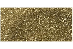 Rayher Sand, fein, gold, 0,1 - 0,5 mm, Dose 475 ml, feine Körnung, zum Dekorieren von Gläsern, Vasen, Deko-Sand, Ziersand, Kerzensand, 39339616