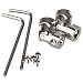 Produktbild drehbar Motor Schaft Universal Gelenk Stecker Metall Kupplung 2 Stück