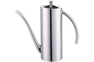 XiaoShenLu Distributeur d'huile d'olive de Acier Inoxydable, burette huile cuisine pour huile d'olive végétale, 700ml