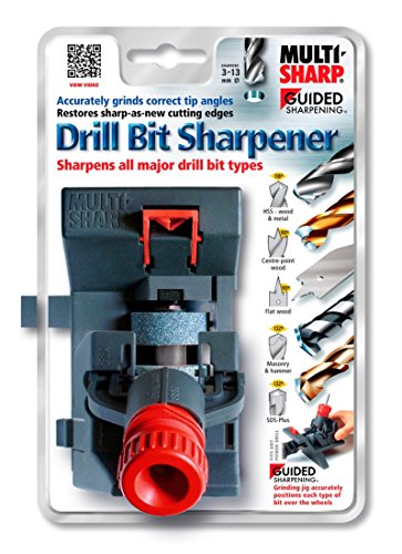 Multi-Sharp® MS2001 Bohrer-Schärfgerät, Schraubenzieher, Flachmeißel, Fliesenschneider und hartmetallbestückte Werkzeuge, 1 Stück