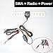 Price comparison product image Cocar Car Automobile TV Radio FM Antenna Signal Amplifier Booster Digital TV DVBT ATSC ISDB Analog for Car Dash DVD GPS Car Stereos Head unit - SMA + Raido Plug