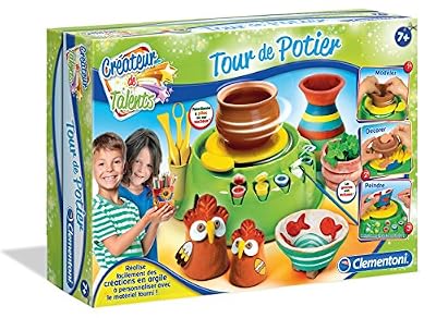 Clementoni - 52026-Tour de potier-Jeu créatif