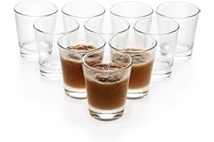 BCnmviku Lot de 10 verres à shot 5 cl / 50 ml - Passe au lave-vaisselle