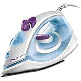 Philips Steam Iron GC1905/21 – 1300-watt, Black non-stick soleplate, Steam Rate of up to 17g/min