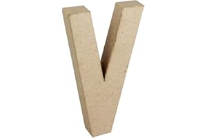 CREATIV Create Crafts Lettre, Grande, h: 20,5 cm, V, 1 piè ce