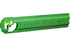 Schneider Electric IMT35043 Multifix Air, gabarit de marquage et niveau à bulle, Vert