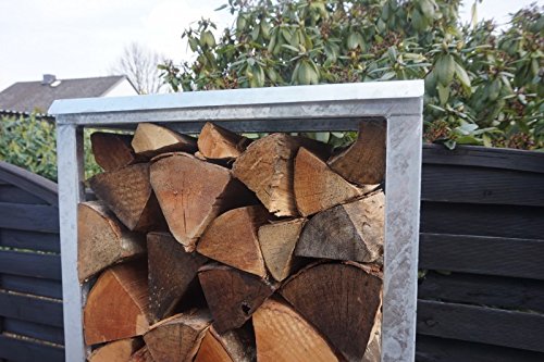 Dach für Kaminholzregal Angula, Zink - 5