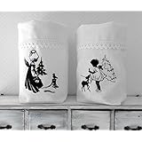 Lichtbeutel Vasenhusse Engel mit Bäumchen ODER Engel mit Reh