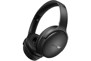 Bose QuietComfort SC Headphones Cuffie con Cancellazione del Rumore Wireless e Bluetooth 5.1 Over-ear con Durata della Batteria Fino a 24 Ore, con Custodia Morbida, Nero