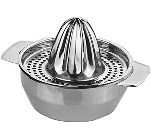 terging Edelstahl Zitronenpresse, silber