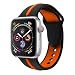 Produktbild Uhrenband Für Apple Watch Series 4 44mm Armband, MuSheng Armband Soft Silikon Ersatz Sport Band, Erhältlich (Orange)