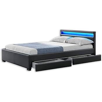 Polsterbett 180x200 mit bettkasten komforthöhe