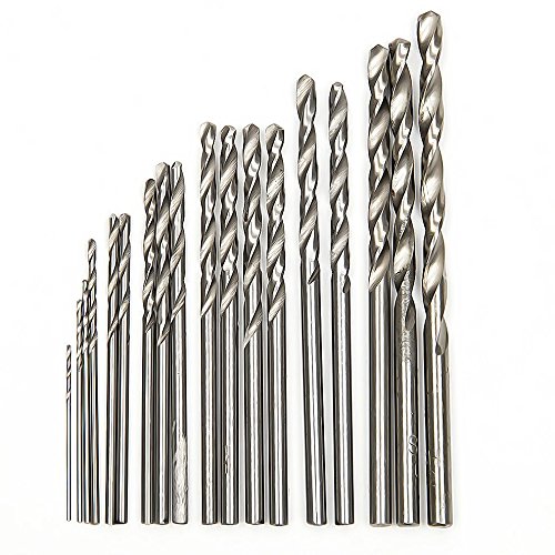 Fortag 150 tlg HSS Mini Spiralbohrer Micro Bohrer Set Holzbohrer Handspiralbohrer Bohrersets Spiralbohrer-Set Handbohrer Drillbohrer Drill Set 0.4mm-3.2mm - 6