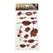 Produktbild Klebe Tattoo Rosen rot pink Kussmund Lippen Mund Lippenstift 12 Motive 1 Bogen