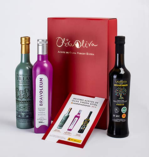 3 Mejores aceite virgen extra de España 2019;Bravoleum, Puerta de las Villas y La Quinta Esencia