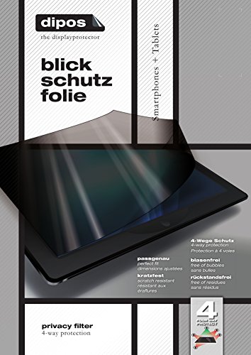 dipos I Blickschutzfolie matt passend für Acer Aspire Switch 10 E Pro 7 Sichtschutz-Folie Display-Schutzfolie Privacy-Filter