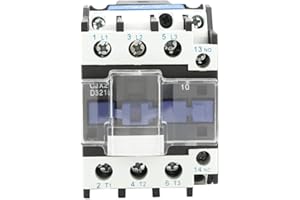 VO DESIGN Nimoa CJX2-3210 Contactor de CA Industrial, Contactor de AC Interruptor, Alta Sensibilidad Nuevo Contactor de CA (220V 32A)