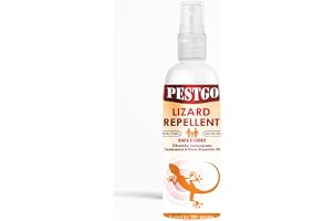 PESTGO Organic Lizard Repellent Spray Made With Plants Oil | Irritant-Free, Chemical-Free | Baby-Safe, Skin-Safe Plant-Safe |
