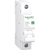 Schneider C16 SCHN Resi9 1P C16A Circuit Breaker 6 kA White | 16A, C-Feature, 6kA, Pack Size: 1