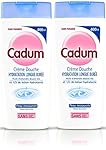 Cadum - Crème Douche Hydratation Longue Durée à l'Huile d'Amandes Douces Bio - 400 ml - Lot de 2