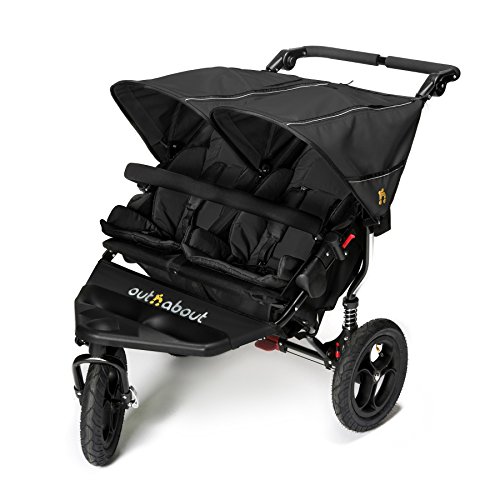 Out n About Nipper Double v4 Stroller Raven Black