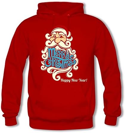 Men Sweatshirt Hoodie Warm Festive Christmas Printed Top Pullover Jumper 3XL
